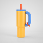 40oz Stainless Steel Travel Tumbler Portable Outdoor Coffee Mug