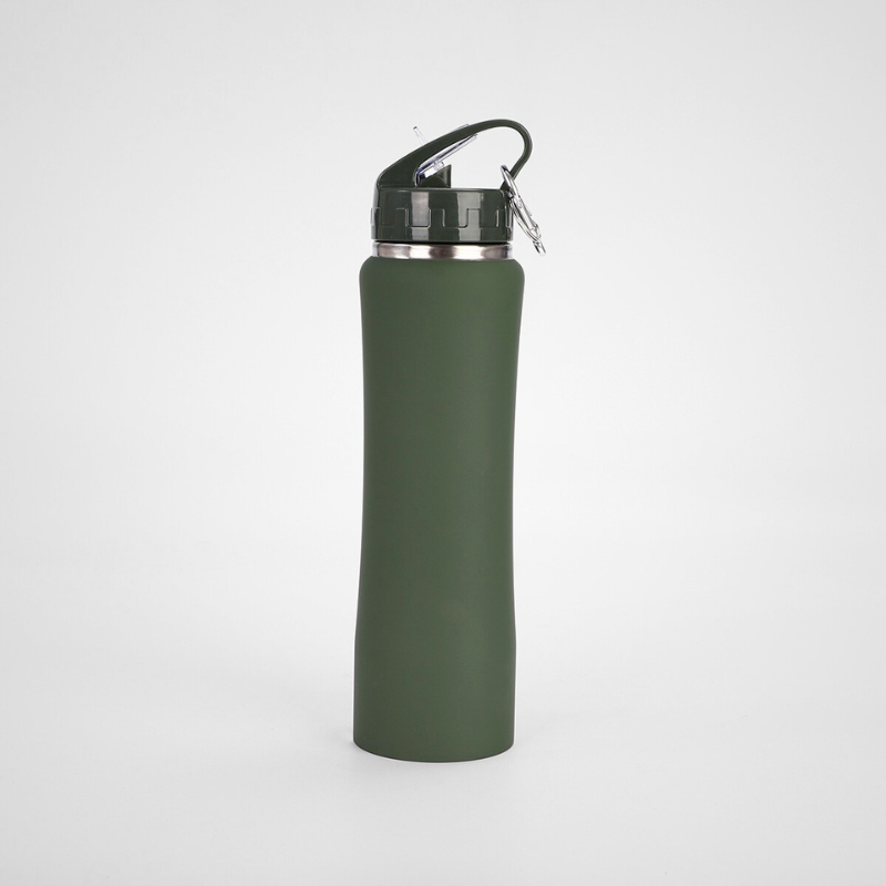 Stainless Steel Vacuum Straw Small Waist Thermos Outdoor Mountaineering Household Water Cup