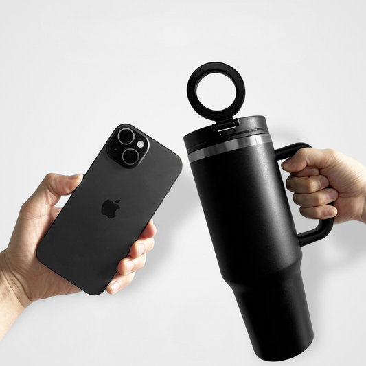 Magnetic Phone Holder Travel Tumbler