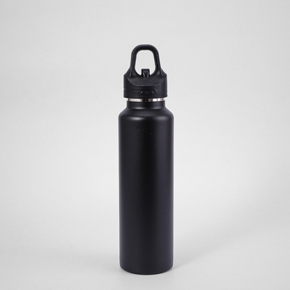 Portable 316 Stainless Steel Sports Water Bottle Double Vacuum Thermos Cup Easily Opens