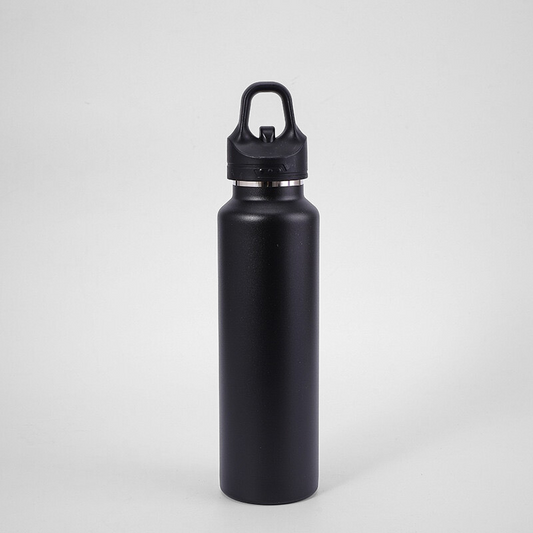 Portable 316 Stainless Steel Sports Water Bottle Double Vacuum Thermos Cup Easily Opens