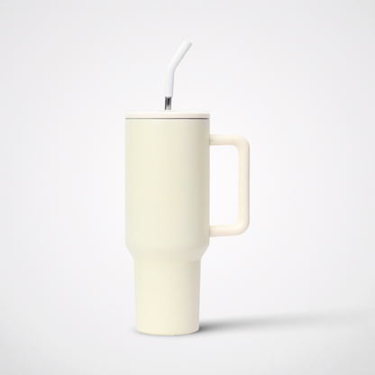 40oz Car Mug with Straw-Ideal for Drivers