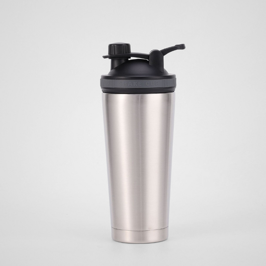750ml Stainless Steel Vacuum Flask Shaker Water Bottle Insulated Protein Powder Shaker Bottle