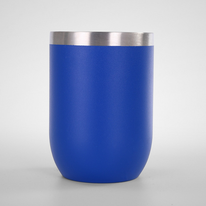 12oz Wine Tumbler Mug Stainless Steel Double Wall Vacuum Tumbler