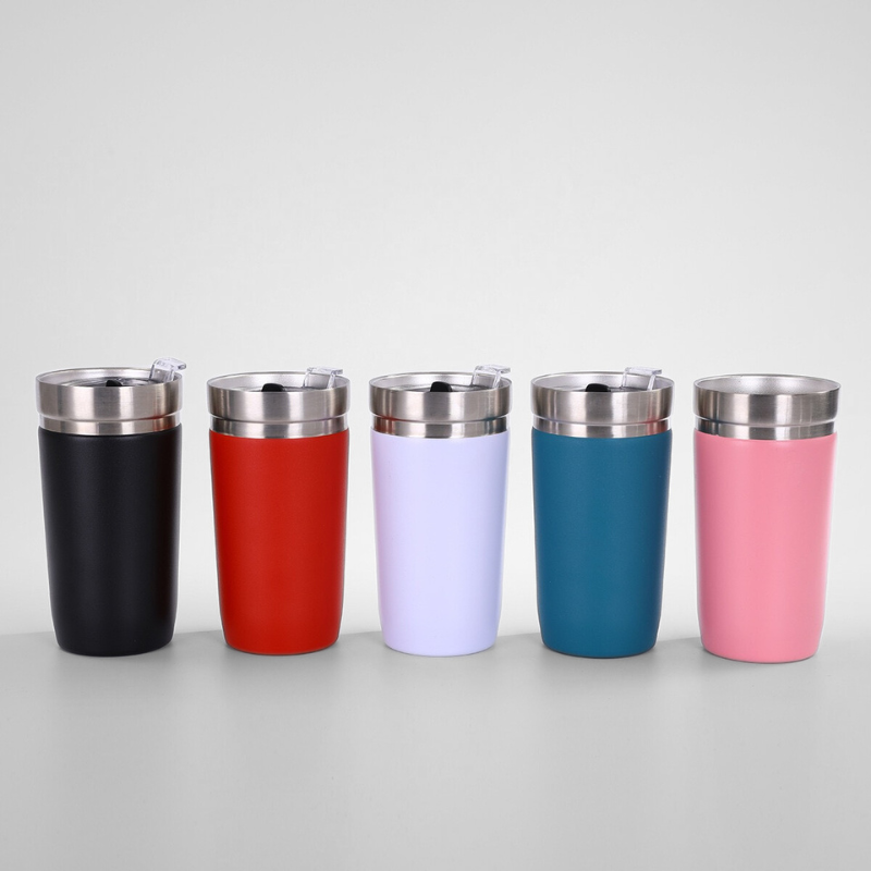 Stainless Steel Ice Coffee Mug Vacuum Insulation Hot Coffee Cup