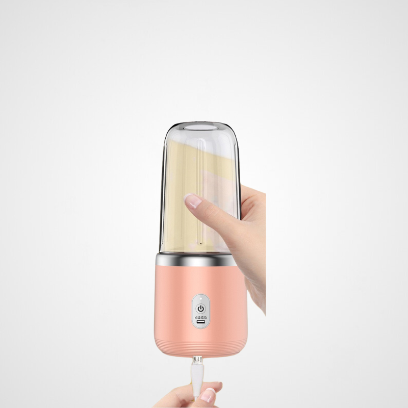 Portable Mini Juicer Double Cups 400ml Bottle Handheld Smoothie Mixer Cup Portable Fresh Juicer Blender