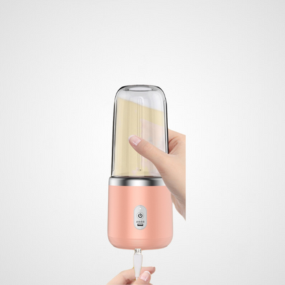 Portable Mini Juicer Double Cups 400ml Bottle Handheld Smoothie Mixer Cup Portable Fresh Juicer Blender