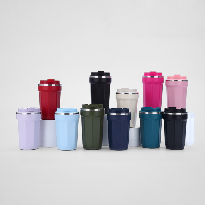 BPA FREE Double Wall Stainless Steel Water Bottle Travel Coffee Mug