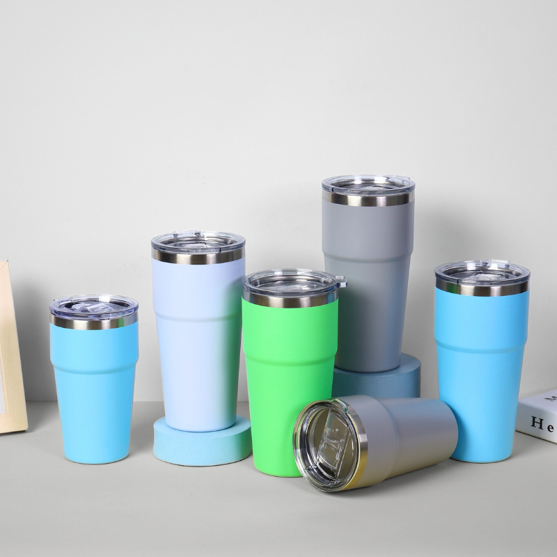 26oz/16oz Double Wall Vacuum Stainless Steel Sports Thermos Travel Coffee Mug