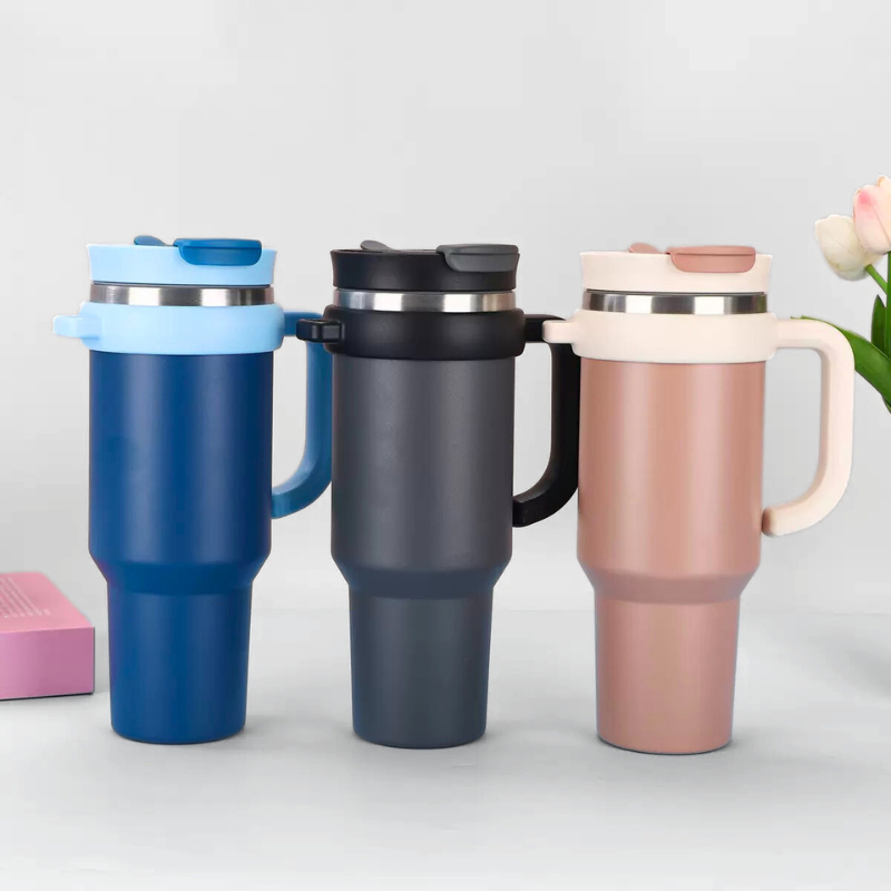 40 oz Stainless Steel Vacuum Insulated Metal Travel Mug
