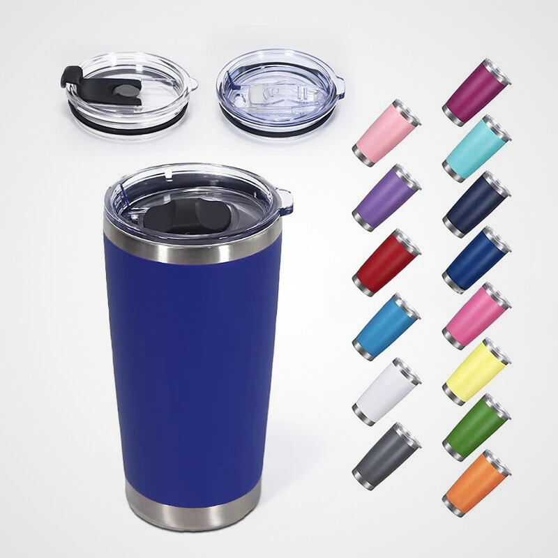 20oz Double Wall Vacuum Insulated Tumbler Stainless Steel Car Travel Coffee Mugs
