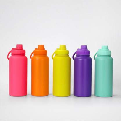 32oz Stainless Steel Vacuum Flask Sport Outside Water Bottles
