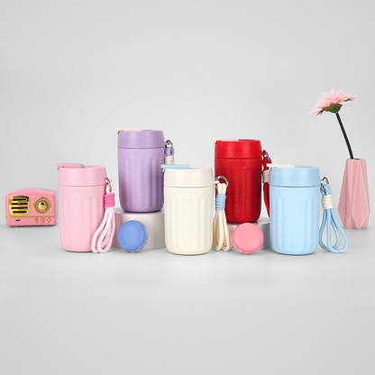Double-wall Vacuum Stainless Steel Titanium Water Cup Outdoor Portable Coffee Mug