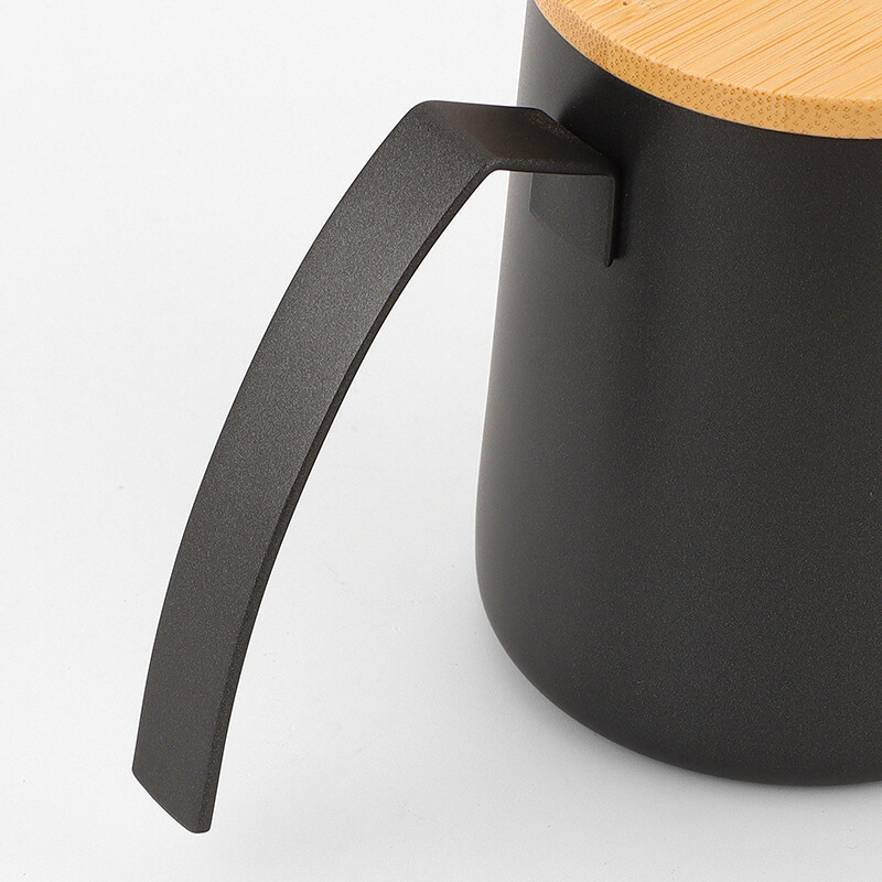 Gooseneck Pour Over Coffee Kettle With Bamboo Lid