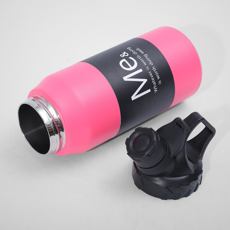 Portable Thermos Outdoor Tourism Stainless Steel Water Bottle Large Capacity Insulated Cup