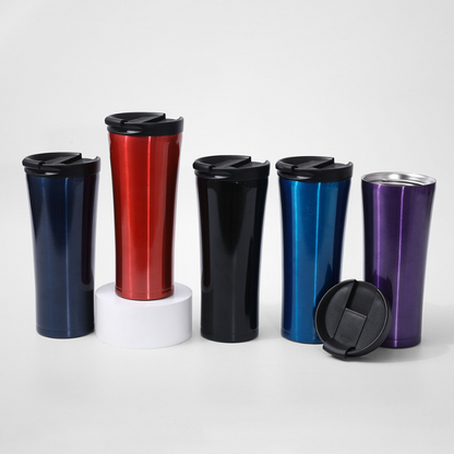 Stainless Steel Vacuum Cup Outdoor Portable Car Waist Cup Clamshell Straight Drink Coffee Cup