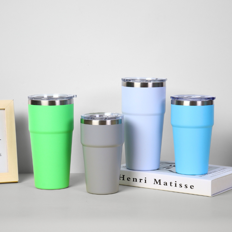 26oz/16oz Double Wall Vacuum Stainless Steel Sports Thermos Travel Coffee Mug
