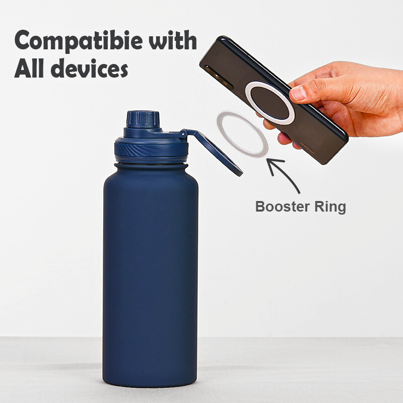 Magnetic Phone Holder Sports Water Bottle