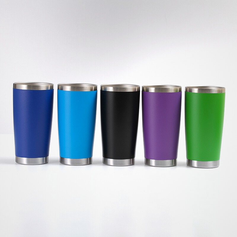 20oz Double Wall Vacuum Insulated Tumbler Stainless Steel Car Travel Coffee Mugs