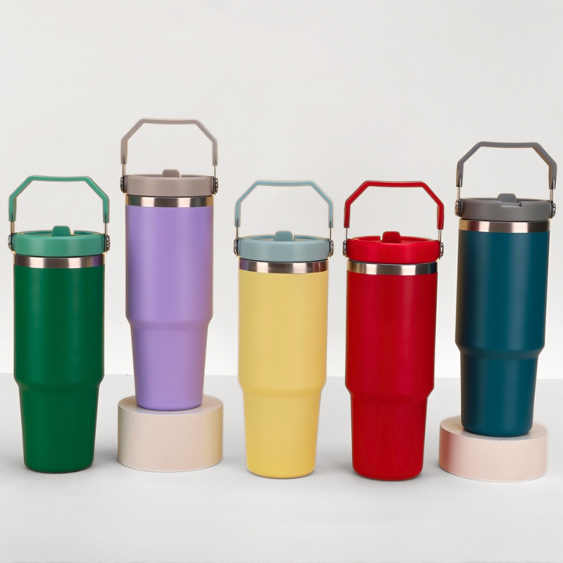 30oz Stainless Steel Vacuum Insulated Car Cup