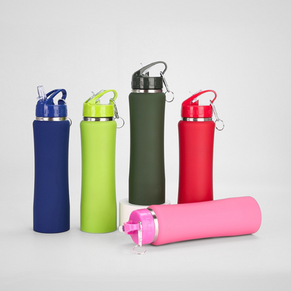 Stainless Steel Vacuum Straw Small Waist Thermos Outdoor Mountaineering Household Water Cup