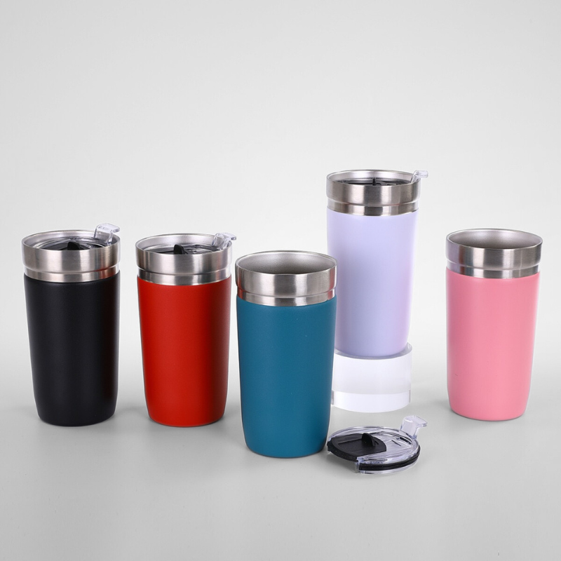 Stainless Steel Ice Coffee Mug Vacuum Insulation Hot Coffee Cup