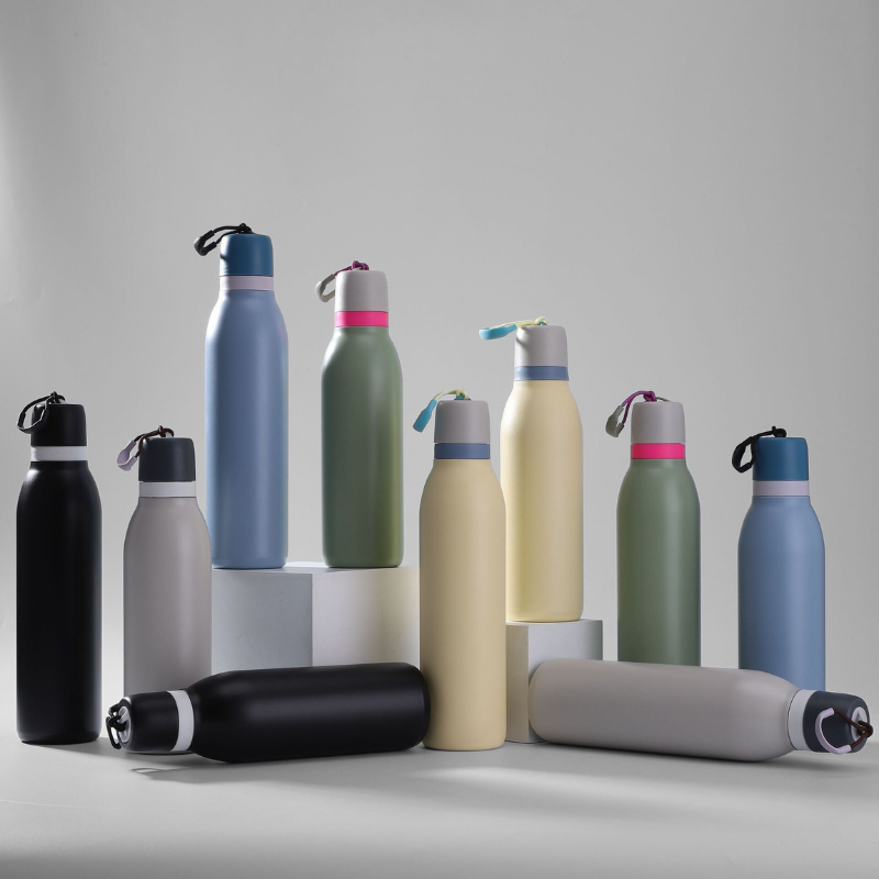 Stainless Steel 18oz Insulated Cup Macaron Color Sports Water Bottle