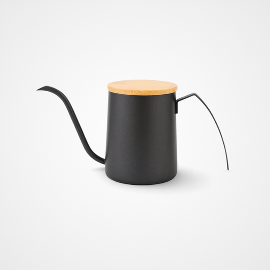 Gooseneck Pour Over Coffee Kettle With Bamboo Lid