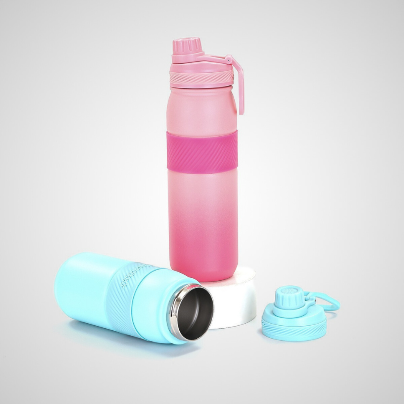 Eco Friendly Double Wall Thermoses 14oz 16oz 22oz Flask Vacuum Insulated Stainless Steel Sports Water Bottle