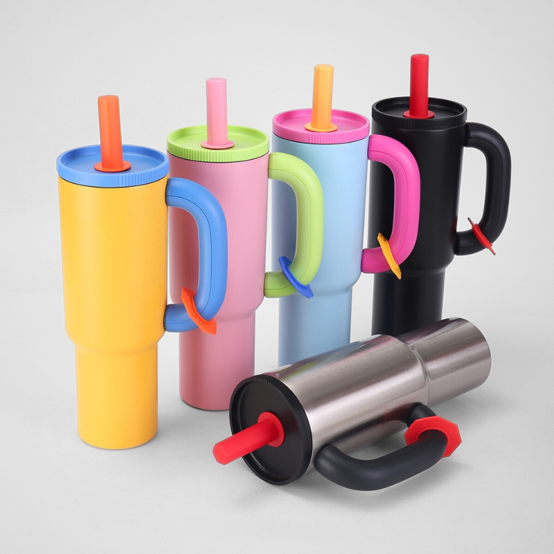 40oz Stainless Steel Travel Tumbler Portable Outdoor Coffee Mug