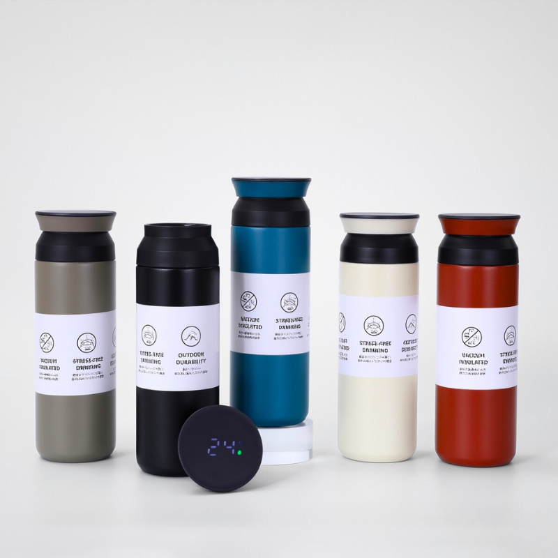 Stainless Steel Insulated Sport Smart Led Water Bottle With Temperature Display