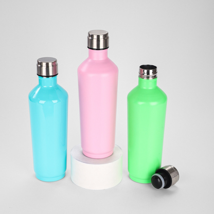 Modern Design Portable Diamond-Shaped Hexagonal Wine Stainless Steel Water Bottle