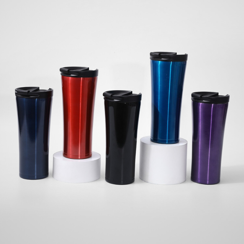 Stainless Steel Vacuum Cup Outdoor Portable Car Waist Cup Clamshell Straight Drink Coffee Cup