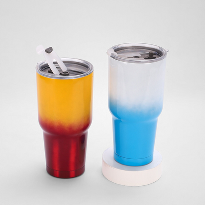 30oz Double Wall Stainless Steel Gradient Color Travel Mug