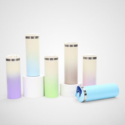 Portable 500ml Simple Straight Cup 304 Stainless Steel Vacuum Cup