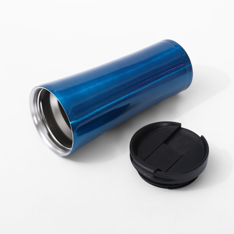 Stainless Steel Vacuum Cup Outdoor Portable Car Waist Cup Clamshell Straight Drink Coffee Cup