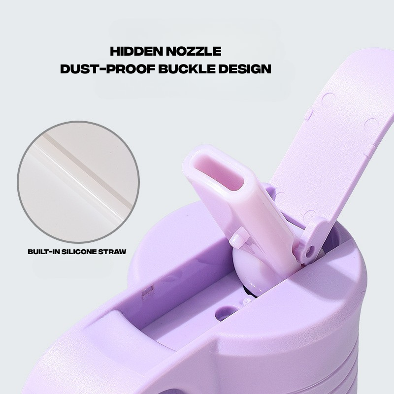 All-Purpose 2 In 1 Can Cooler And Thermo With Opening · Straw Lid