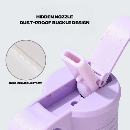All-Purpose 2 In 1 Can Cooler And Thermo With Opening · Straw Lid