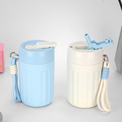 Double-wall Vacuum Stainless Steel Titanium Water Cup Outdoor Portable Coffee Mug