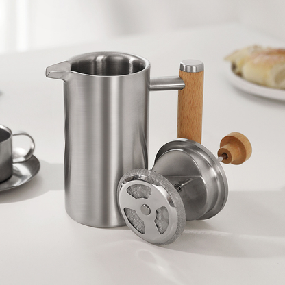Portable Coffee Maker Filter Cafetiere Camping French Press