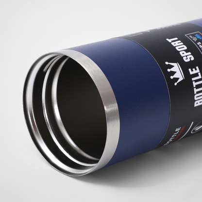 500ml Double Wall Insulated Stainless Steel Vacuum Bottle Powder Coating Sport Water Bottle
