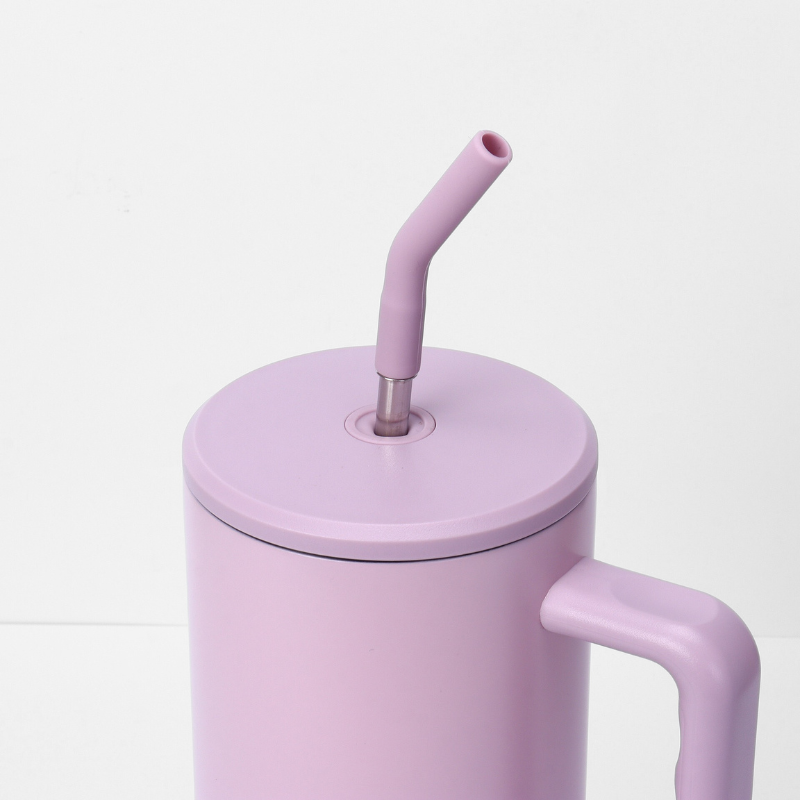 40oz Car Mug with Straw-Ideal for Drivers