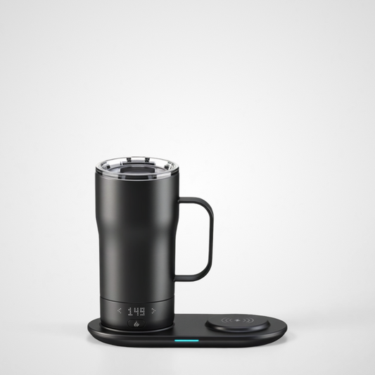 Smart Self Heating Coffee Mug 18 Oz Temperature Control Heated Coffee Mug App Controlled Warmer Mug