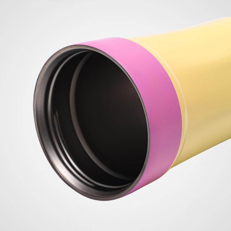 Powder Coated Insulated Stainless Steel Coffee Mug with Lid