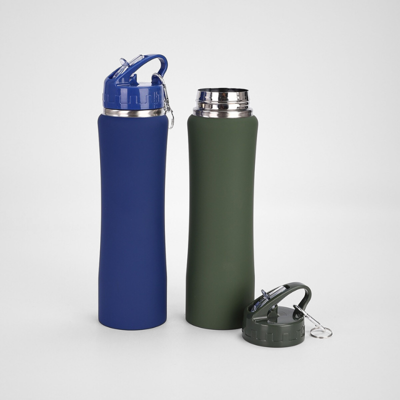 Stainless Steel Vacuum Straw Small Waist Thermos Outdoor Mountaineering Household Water Cup