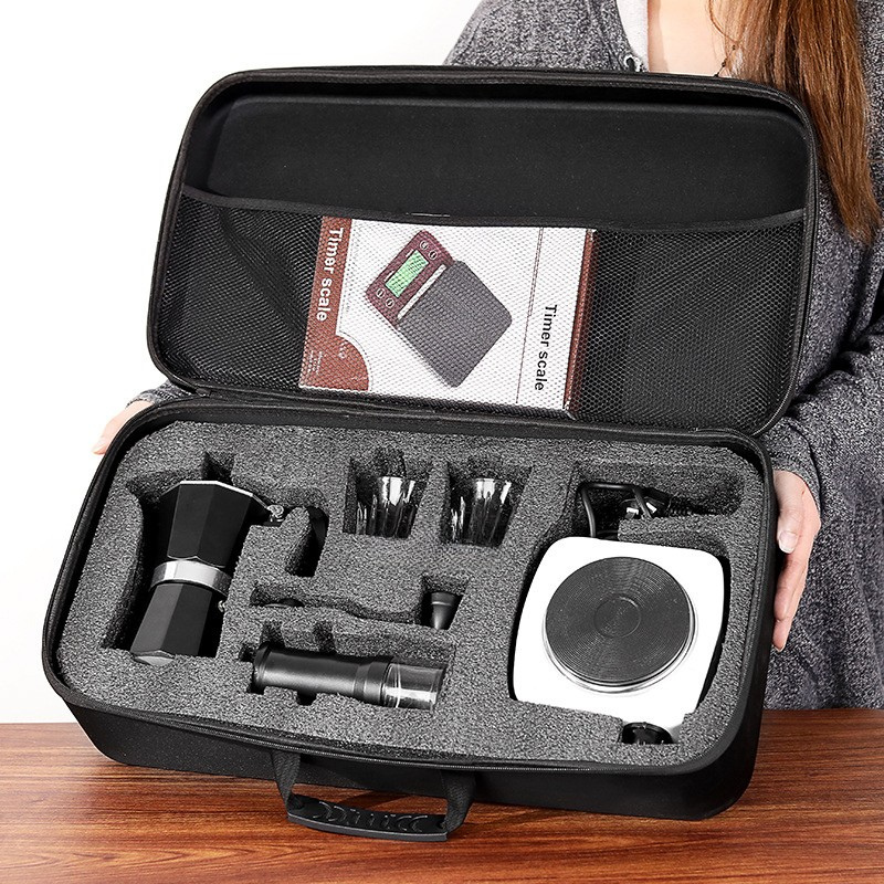 Portable Electric Moka Pot Espresso Set