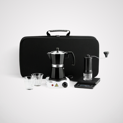 Portable Electric Moka Pot Espresso Set