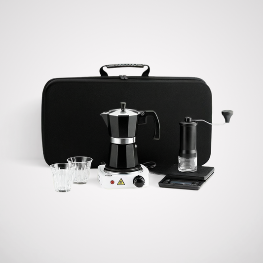 Portable Electric Moka Pot Espresso Set