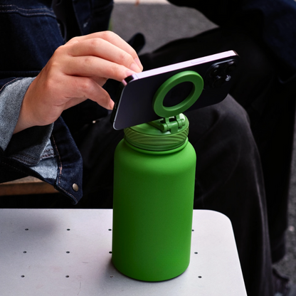 Magnetic Phone Holder Sports Water Bottle