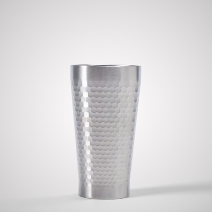 Stainless Steel Double Wall Hammered  Beer Cup